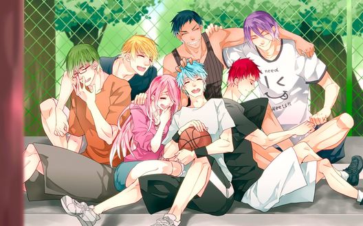 Обои на рабочий стол Персонажи из аниме Баскетбол Куроко / Kuroko no Basket