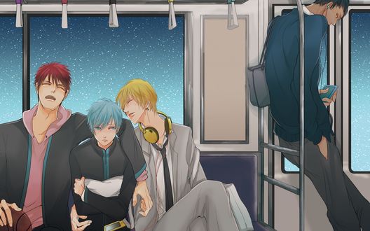 Обои на рабочий стол Персонажи из аниме Баскетбол Куроко / Kuroko no basket