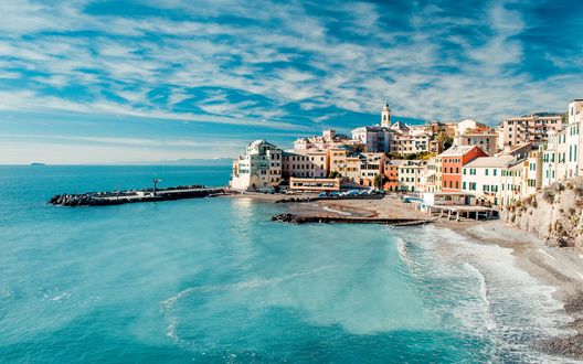 Обои на рабочий стол Побережье заповедника Чинкве-Терре / Cinque Terre, Италия / Italy