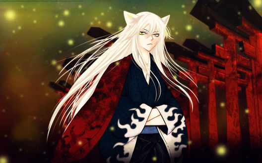 Обои на рабочий стол Томоэ / Tomoe из аниме Очень приятно, Бог / Kamisama Hajimemashita