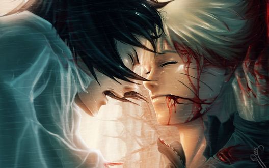 Обои на рабочий стол Арт по аниме Naruto / Наруто