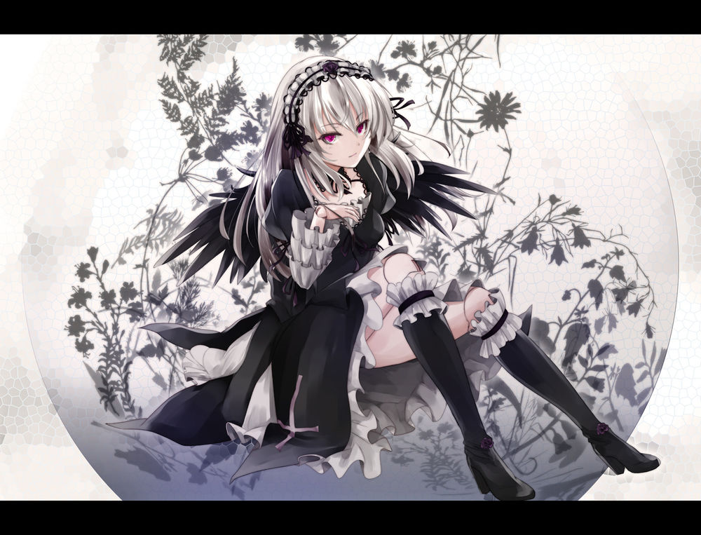 Обои для рабочего стола Suigintou / Суигинто из аниме Rozen Maiden / Девы Розена