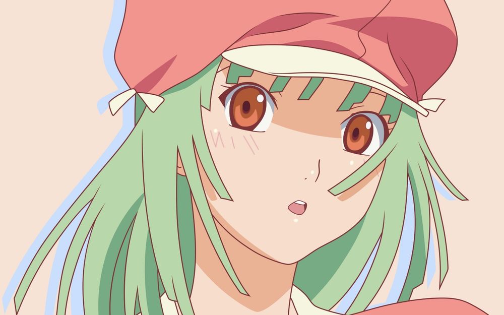Обои для рабочего стола Надэко Сэнгоку / Nadeko Sengoku из аниме Истории чудовищ / Bakemonogatari