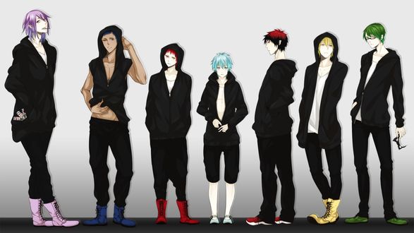 Обои на рабочий стол Персонажи из аниме Баскетбол Куроко / Kuroko no basket