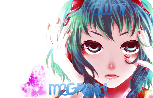 Обои на рабочий стол Вокалоид Гуми Мегпоид / Vocaloid Gumi Megpoid