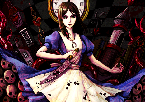 Обои на рабочий стол Алиса / Alice из игры Алиса Безумие Возвращается / Alice Madness Returns
