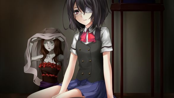 Обои на рабочий стол Мисаки Мей / Misaki Mei из аниме Иная / Another