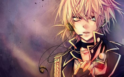 Обои на рабочий стол Воколоид Лен Кагамине / Vocaloid Len Kagamine