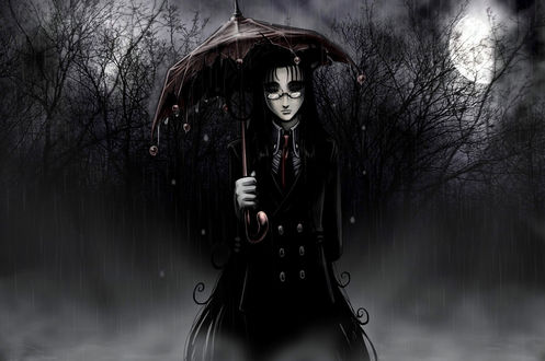 Обои на рабочий стол Рип ван Винкль / Rip van Winkle из аниме Хеллсинг / Hellsing