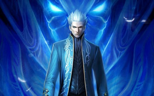 Обои на рабочий стол Vergil / Вергилий из игры Devil may cry