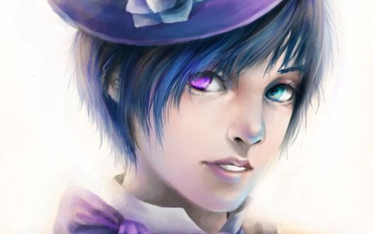 Обои на рабочий стол Сиэль Фантомхайв / Ciel Phantomhive из аниме Темный Дворецкий / Kuroshitsuji