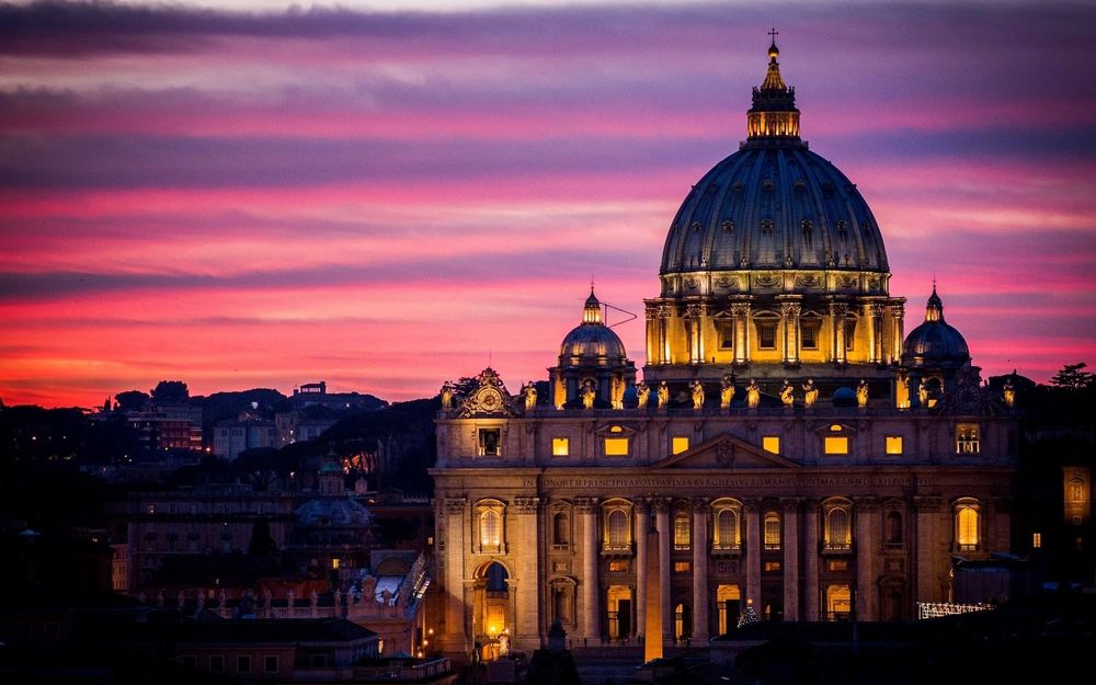 Обои для рабочего стола Basilica di San Pietro / Собор Святого Петра, Rome, Italy / Рим, Италия