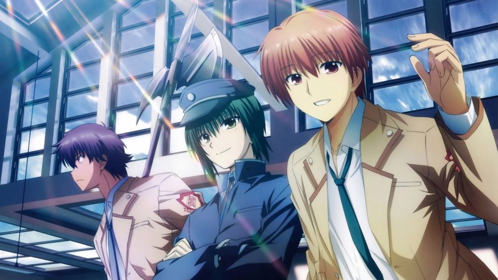 Обои для рабочего стола Парни из аниме Ангельские ритмы / Angel Beats