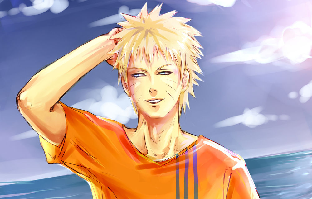 Обои для рабочего стола Наруто Узумаки / Uzumaki Naruto из аниме Наруто / Naruto