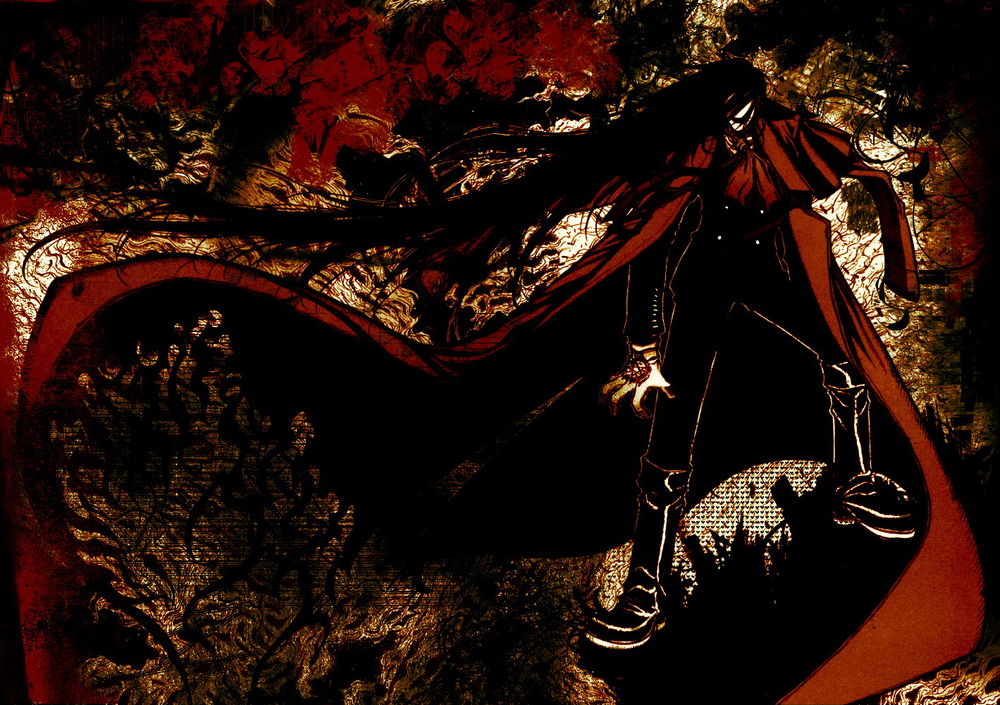 Обои для рабочего стола Алукард / Alucard из аниме Хеллсинг / Hellsing