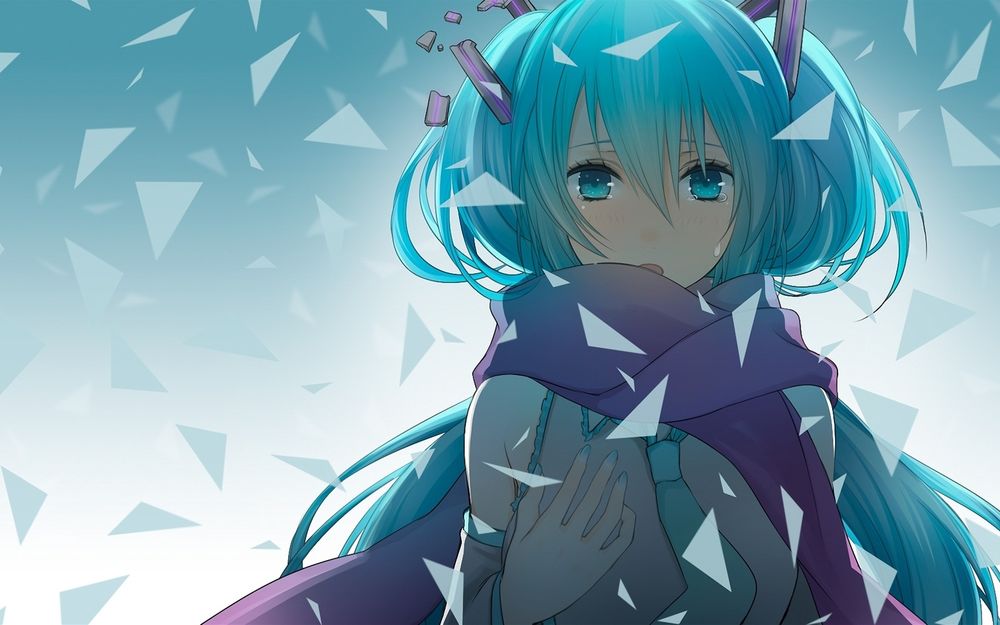 Обои для рабочего стола Vocaloid Hatsune Miku / Вокалоид Хатсуне Мику