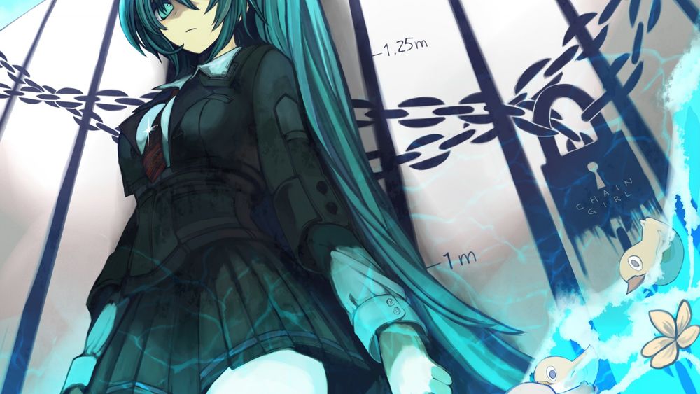 Обои для рабочего стола Vocaloid Hatsune Miku / Вокалоид Хатсуне Мику