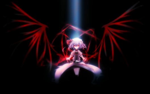 Обои на рабочий стол Ремилия Скарлет / Remilia Scarlet из игры Touhou Project / Проект Восток