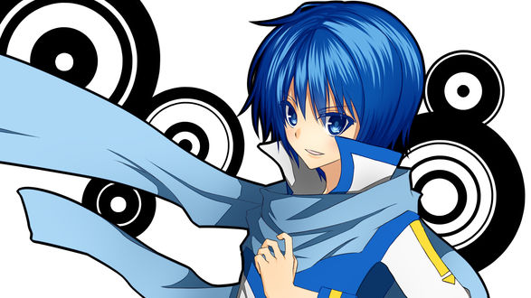 Обои на рабочий стол Vocaloid Shion Kaito / Вокалоид Шион Кайто