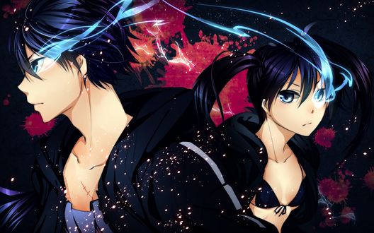 Обои на рабочий стол Mato Kuroi / Мато Курой из аниме Black Rock Shooter / Стрелок с Черной скалы
