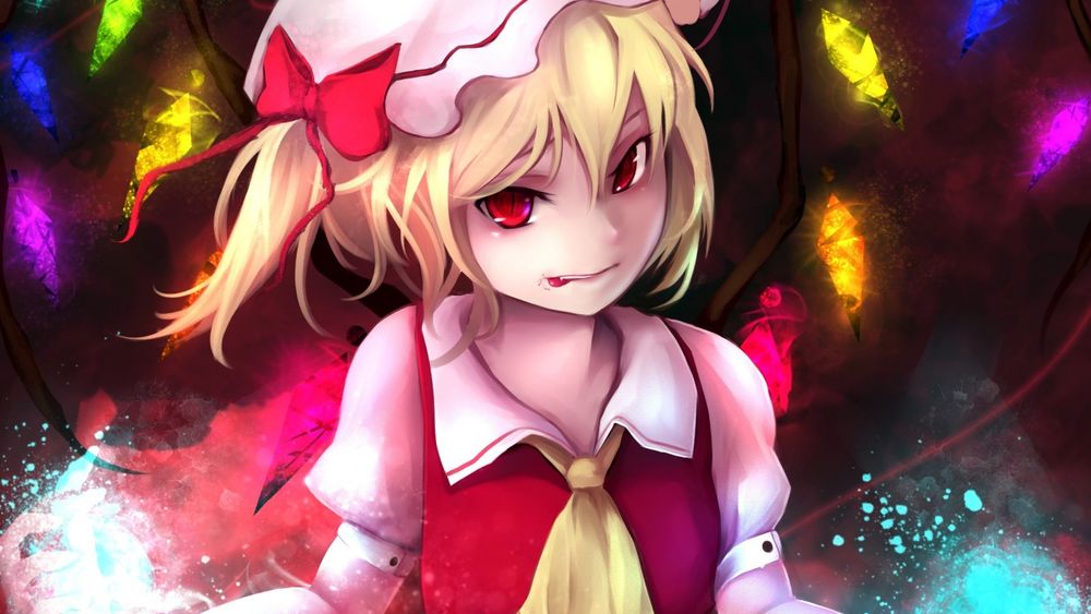 Обои для рабочего стола Flandre Scarlet / Фландр Скарлет из Тохо / Touhou Project