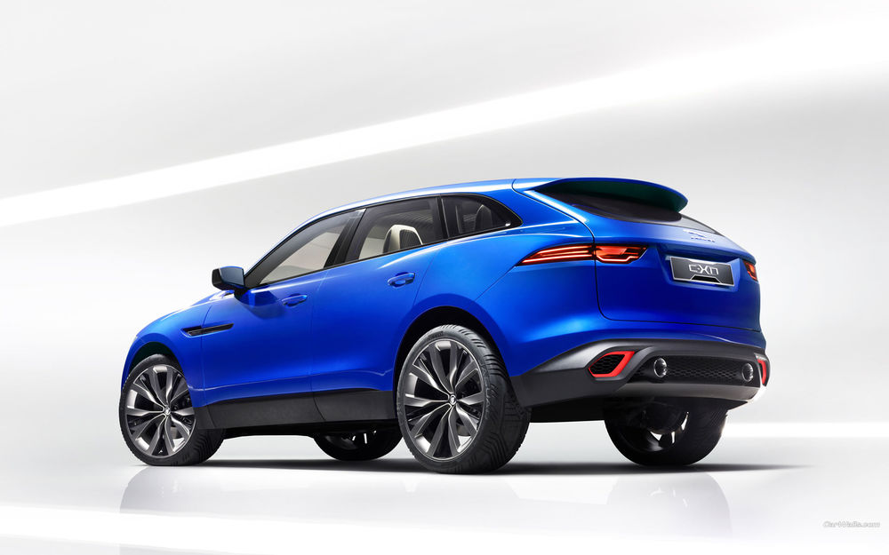 Обои для рабочего стола Легковой автомобиль Ягуар / Jaguar C-X17 Concept (Back)