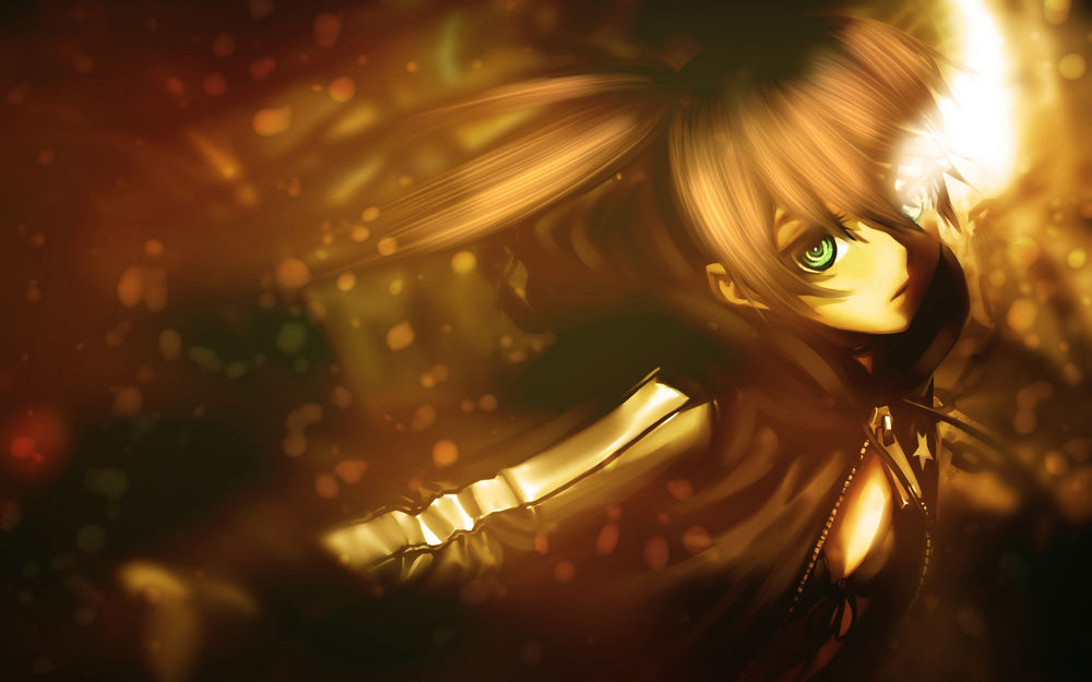 Обои для рабочего стола Мато Курой / Mato Kuroi из аниме Стрелок с Черной скалы / Black Rock Shooter