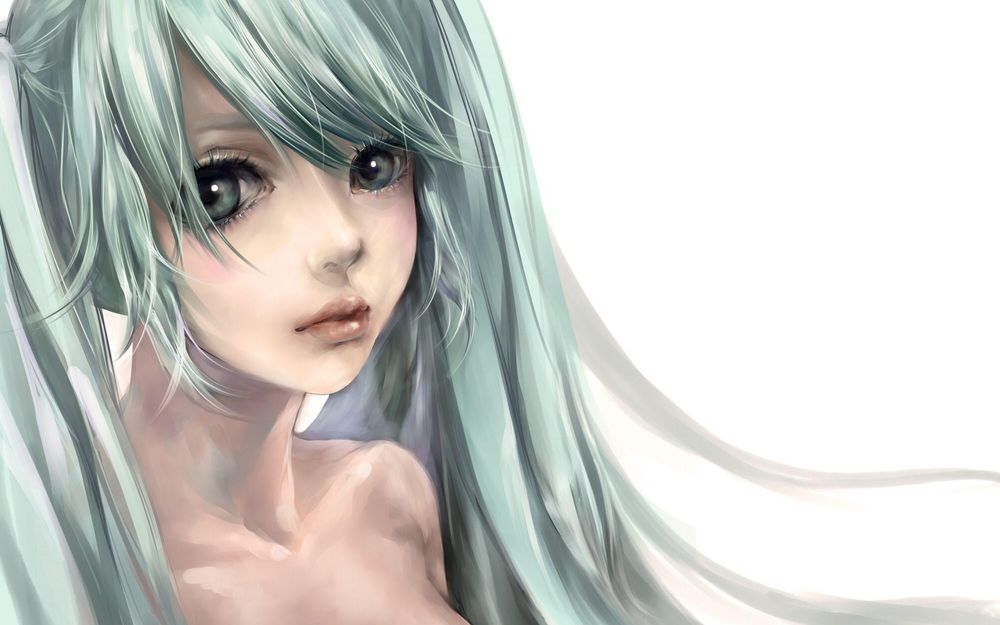Обои для рабочего стола Vocaloid Hatsune Miku / Вокалоид Хатсуне Мику