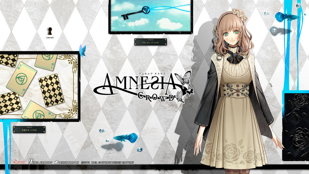 Обои для рабочего стола Ханамура Мей / Hanamura Mai из аниме Амнезия / Amnesia