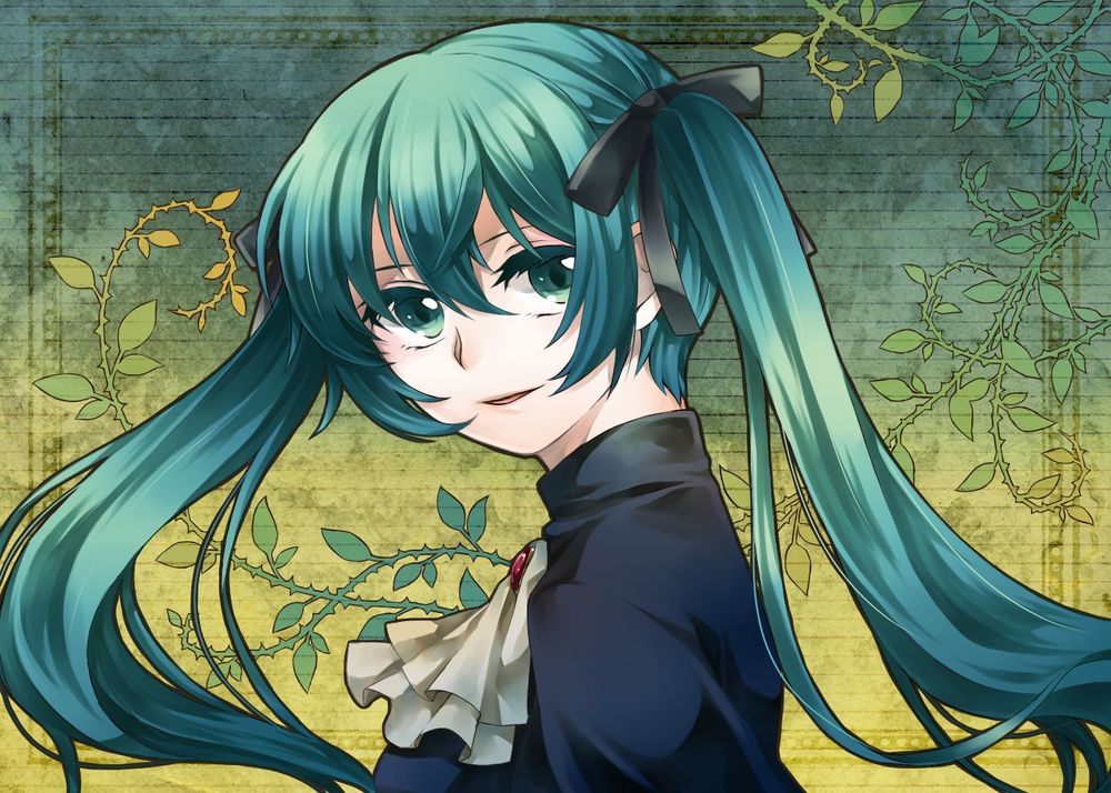 Обои для рабочего стола Vocaloid Hatsune Miku / Вокалоид Хатсуне Мику
