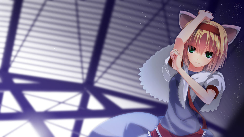 Обои для рабочего стола Алиса Маргатройд / Alice Margatroid из игры Тохо / Проект Восток / Touhou Project