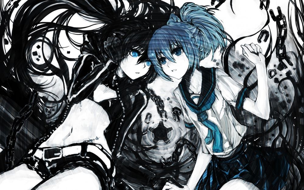 Обои для рабочего стола Mato Kuroi / Мато Курой из аниме Black Rock Shooter / Стрелок с Черной скалы