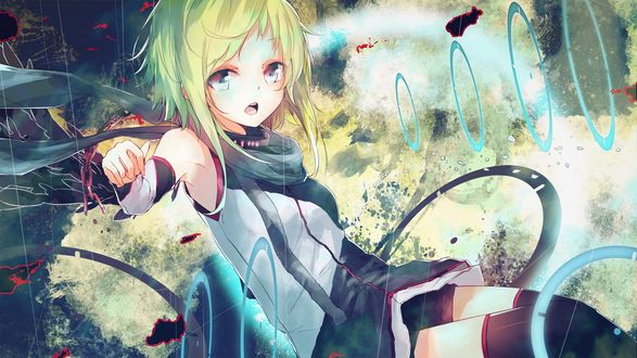 Обои на рабочий стол Вокалоид Гуми Мегпоид / Vocaloid Gumi Megpoid