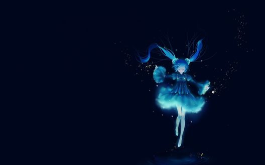 Обои на рабочий стол Vocaloid Hatsune Miku / Вокалоид Хатсуне Мику
