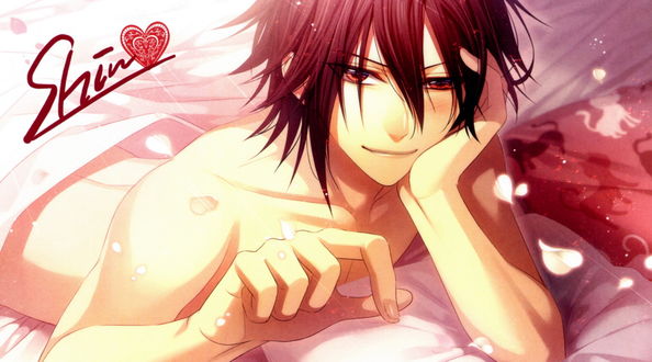 Обои на рабочий стол Син / Shin из аниме Амнезия / Amnesia, художник Hanamura Mai