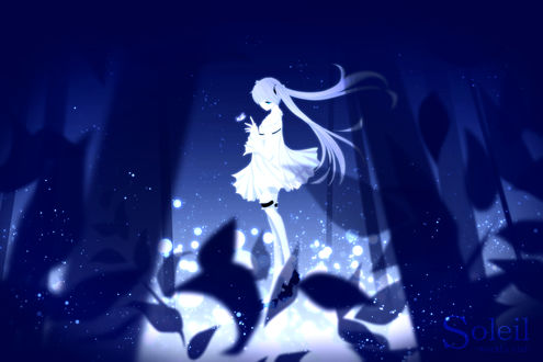 Обои на рабочий стол Vocaloid Hatsune Miku / Вокалоид Хатсуне Мику