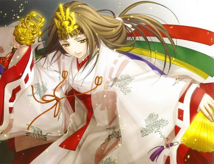 Обои на рабочий стол Тамаки Касуга / Tamaki Kasuga из аниме Багровые осколки / Hiiro no Kakera