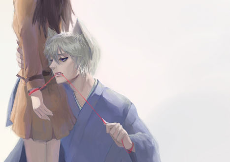 Обои на рабочий стол Томоэ / Tomoe и Нанами Момодзоно / Nanami Momodzono из аниме Очень приятно, Бог / Kamisama Hajimemashita