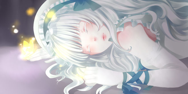 Обои на рабочий стол Claire / Клэр из аниме Когда плачут чайки / Umineko no Naku Koro ni