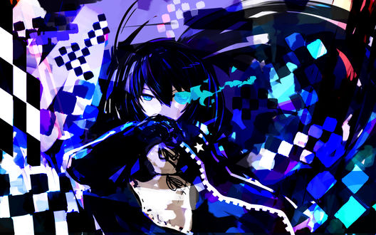 Обои на рабочий стол Мато Курой / Mato Kuroi из аниме Стрелок с Черной скалы / Black Rock Shooter
