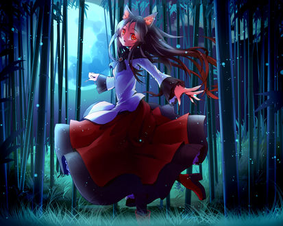 Обои на рабочий стол Кагеро Имаизуми / Kagerou Imaizumi из Тохо / Touhou Project