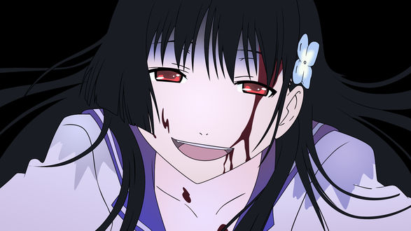 Обои на рабочий стол Санка Рэя / Sanka Rea из аниме Санкарэя / Sankarea