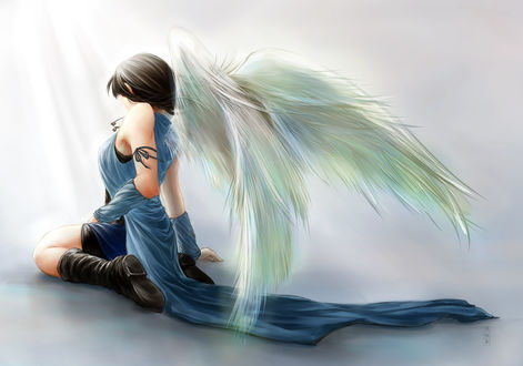 Обои на рабочий стол Rinoa Heartilly / Риноа Хартилли из игры Final Fantasy VIII