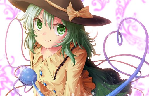 Обои на рабочий стол Komeiji Koishi / Комейдзи Коиши из игры Touhou project / Проект Восток
