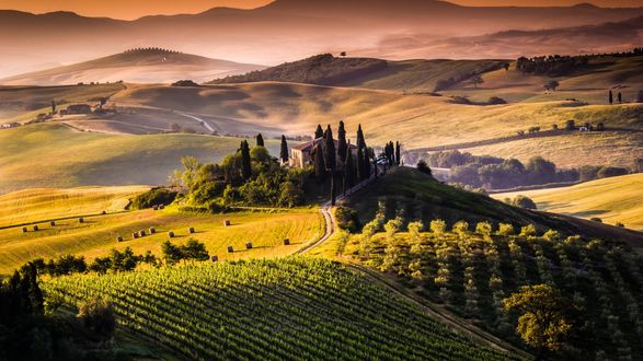 Обои на рабочий стол Toscana / Тоскана, Italy / Италия