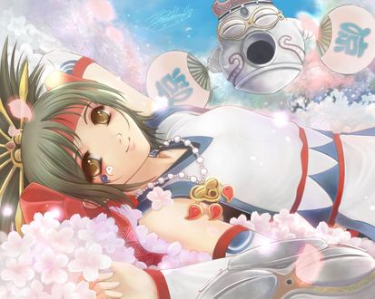 Обои на рабочий стол Himiko / Химико из игры Warriors Orochi