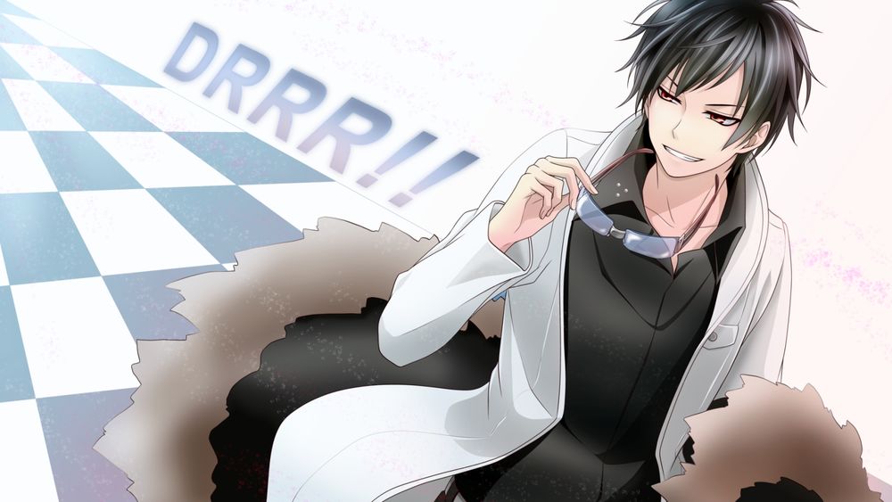 Обои для рабочего стола Orihara Izaya / Изая Орихара из аниме Дюрарара / Всадник без головы / Durarara (DRRR!)