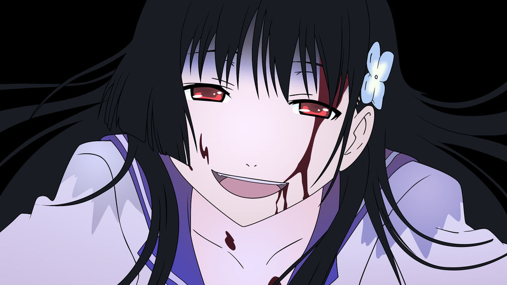 Обои для рабочего стола Санка Рэя / Sanka Rea из аниме Санкарэя / Sankarea