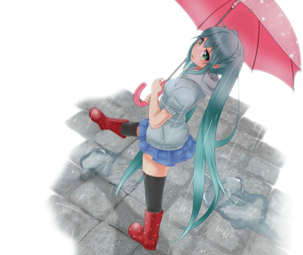 Обои для рабочего стола Vocaloid Hatsune Miku / Вокалоид Хатсуне Мику