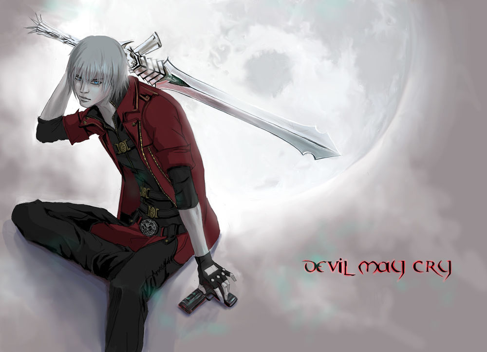 Обои для рабочего стола Dante / Данте из игры Devil May Cry